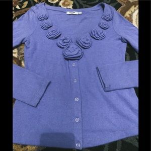 Authentic Moschino Cardigan, Size Medium, Lavender